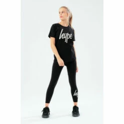 Hype. Girls Script T-Shirt And Legging Set