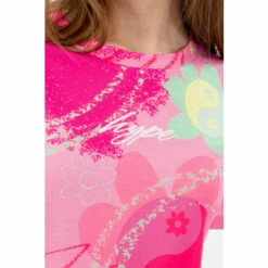 Hype. Girls Pink Diary Scribble Scribble T-Shirt -Hype Shop unnamed file 489