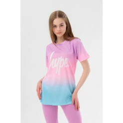 Hype Girls Purple Multi Mykonos Fade Script T-Shirt And Legging Set 6 Hype Girls Purple Multi Mykonos Fade Script T-Shirt And Legging Set -Hype Shop unnamed file 4908