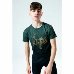 Hype. Kids Black Speckle Fade T-Shirt
