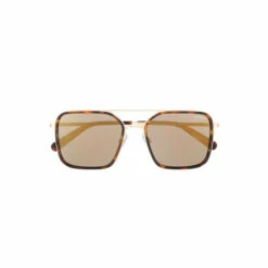 Hype. Gold Block Tortoise Shell Sunglasses