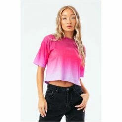 Hype. Pink Raspberry Fade T-Shirt -Hype Shop unnamed file 497