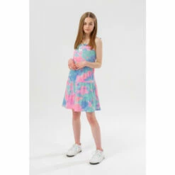 Hype. Girls Pink Tie Dye Beach Dress