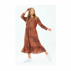 Hype. Bronze DalmatianWomen's Omorose Dress -Hype Shop unnamed file 5054