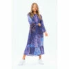 Hype. Purple Ocean Spots Women's Omorose Dress 1 Hype. Purple Ocean Spots Women's Omorose Dress -Hype Shop unnamed file 5093
