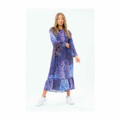 Hype. Purple Ocean Spots Women's Omorose Dress -Hype Shop unnamed file 5097