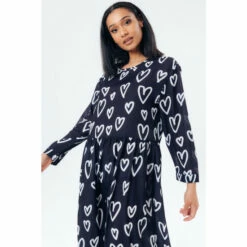 Hype. Black Hearts Women's Ormorose Dress -Hype Shop unnamed file 5116