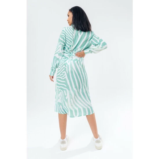 unnamed-file-5121.jpg Hype. White Mint Zebra Women's Shirt Dress -Hype Shop unnamed file 5121