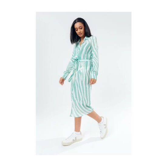 unnamed-file-5123.jpg Hype. White Mint Zebra Women's Shirt Dress -Hype Shop unnamed file 5123