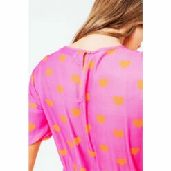 Hype. Pink Heart Dress -Hype Shop unnamed file 5128