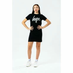 Hype. Black Glitter T Dress -Hype Shop unnamed file 5148