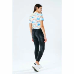 Hype. Yellow Lemon Rainbow Crop T-Shirt -Hype Shop unnamed file 515