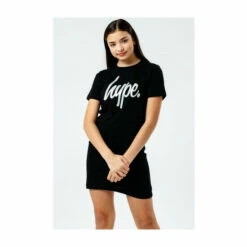 Hype. Black Glitter T Dress -Hype Shop unnamed file 5150