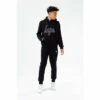Hype. Boys Black Panelled Script Tracksuit 2 Hype. Boys Black Panelled Script Tracksuit -Hype Shop unnamed file 5175