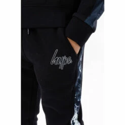 Hype. Boys Black Panelled Script Tracksuit 6 Hype. Boys Black Panelled Script Tracksuit -Hype Shop unnamed file 5180