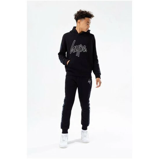unnamed-file-5181.jpg Hype. Boys Black Panelled Script Tracksuit -Hype Shop unnamed file 5181