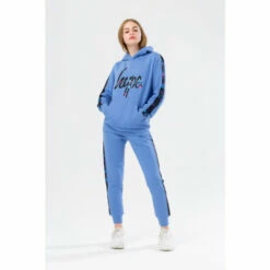 Hype. Girls Blue Star Panel Script Tracksuit