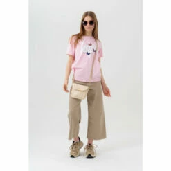 Hype. Pink Butterfly Script T-Shirt -Hype Shop unnamed file 521