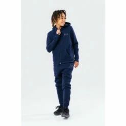 Hype. Unisex Blue Kids Script Zip Tracksuit