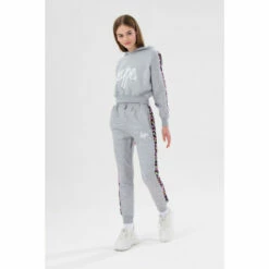 Hype. Kids Grey Disco Leopard Tracksuit Set