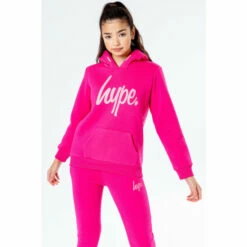 Hype. Kids Tracksuit Loungewear Set Red/black -Hype Shop unnamed file 5282