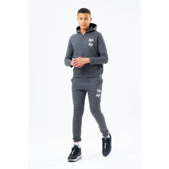 unnamed-file-5302.jpg Hype. Dark Grey Logo Script Kids Zip Thru Tracksuit Set -Hype Shop unnamed file 5302