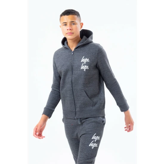 unnamed-file-5304.jpg Hype. Dark Grey Logo Script Kids Zip Thru Tracksuit Set -Hype Shop unnamed file 5304
