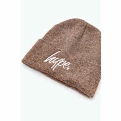 Hype. Heather Oatmeal Script Beanie 4 Hype. Heather Oatmeal Script Beanie -Hype Shop unnamed file 5341