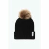Hype. Unisex Adults Navy Blue Bobble Beanie -Hype Shop unnamed file 5364