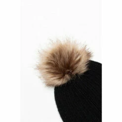 Hype. Unisex Adults Navy Blue Bobble Beanie -Hype Shop unnamed file 5366