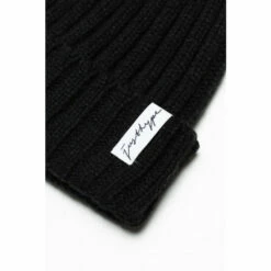 Hype. Unisex Adults Navy Blue Bobble Beanie -Hype Shop unnamed file 5367
