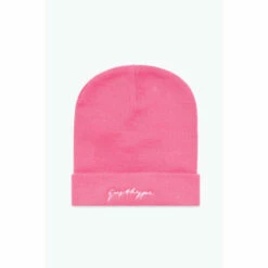 Hype. Pink Scribble Beanie