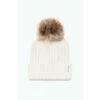 Hype. Unisex Adults Natural Bobble Beanie