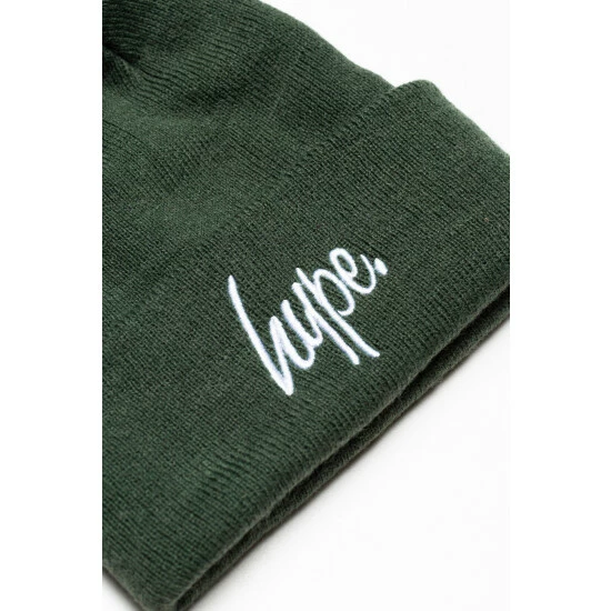 unnamed-file-5389.jpg Hype. Unisex Green Pine Grove Bobble Script Hat -Hype Shop unnamed file 5389