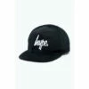 Hype. Kids Black Script Snapback Hat -Hype Shop unnamed file 5395