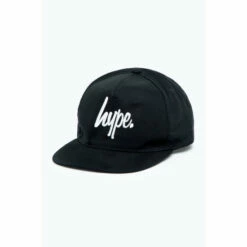 Hype. Kids Black Script Snapback Hat