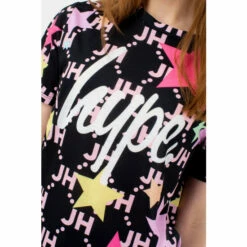 Hype Girls Black JH Star Script T-Shirt -Hype Shop unnamed file 540
