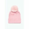 Hype. Unisex Pink Bobble Script Hat -Hype Shop unnamed file 5409