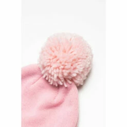 Hype. Unisex Pink Bobble Script Hat -Hype Shop unnamed file 5411