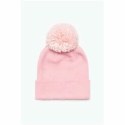 Hype. Unisex Pink Bobble Script Hat -Hype Shop unnamed file 5412