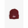 Hype. Burgundy Chunky Knitted Beanie -Hype Shop unnamed file 5432