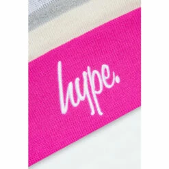 Hype Pink Glitter Knitted Beanie -Hype Shop unnamed file 5436