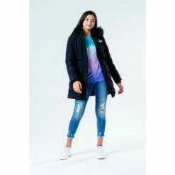 Hype. Longline Parka Coat Black -Hype Shop unnamed file 5453