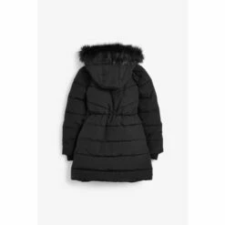 Hype. Longline Parka Coat Black -Hype Shop unnamed file 5457