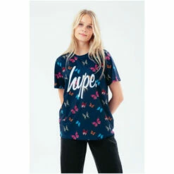 Hype. Older Girls Black T-Shirt -Hype Shop unnamed file 546