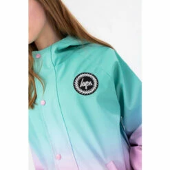 Hype. Girls Mint Fade Raincoat Jacket -Hype Shop unnamed file 5466