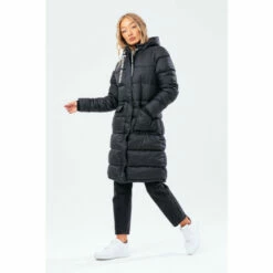 Hype. Black Longline Puffer Jacket 4 Hype. Black Longline Puffer Jacket -Hype Shop unnamed file 5481