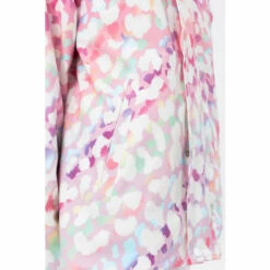 Hype. Girls Pink Rainbow Leopard Raincoat Jacket -Hype Shop unnamed file 5489