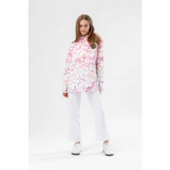 Hype. Girls Pink Rainbow Leopard Raincoat Jacket -Hype Shop unnamed file 5490