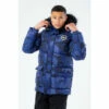 Hype. Blue Camo Explorer Crest Coat -Hype Shop unnamed file 5493
